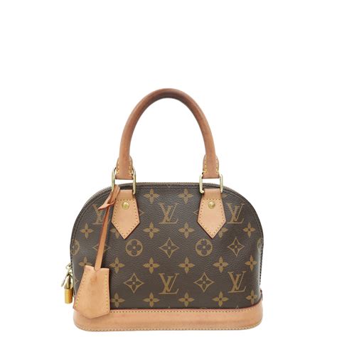 louis vuitton alma bb initials